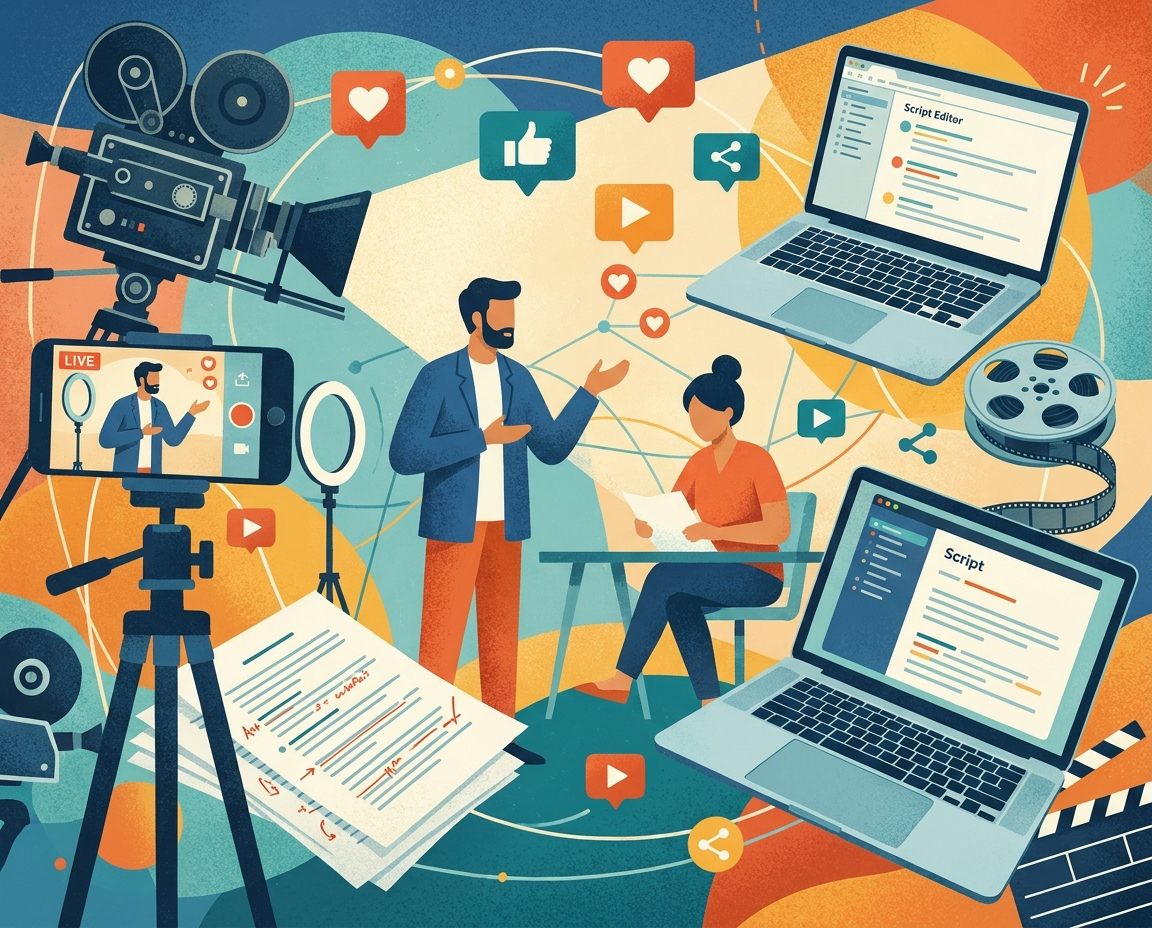 Tournage et scripts vidéo pour dirigeant - création de contenu Wendy Wilson Web