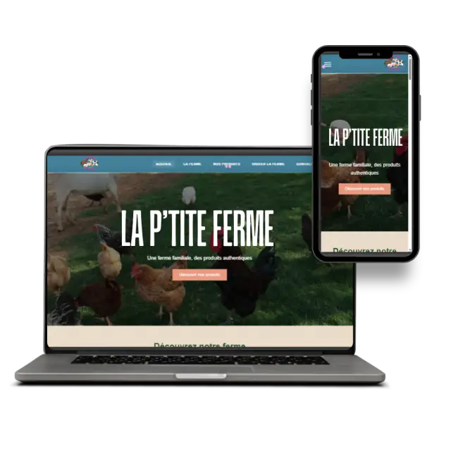 Site web Ferme - Agriculture