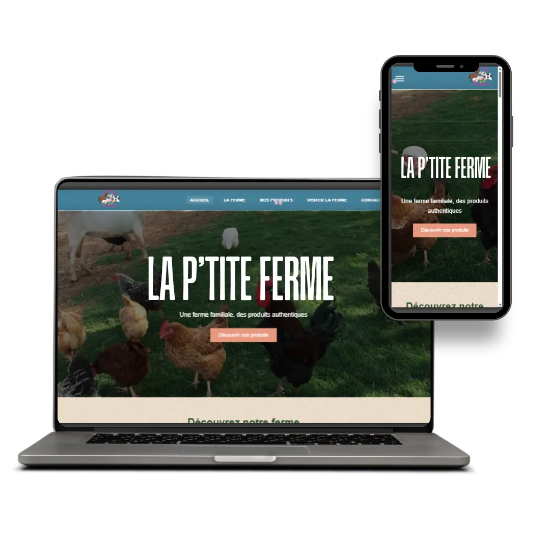 Site web Ferme - Agriculture