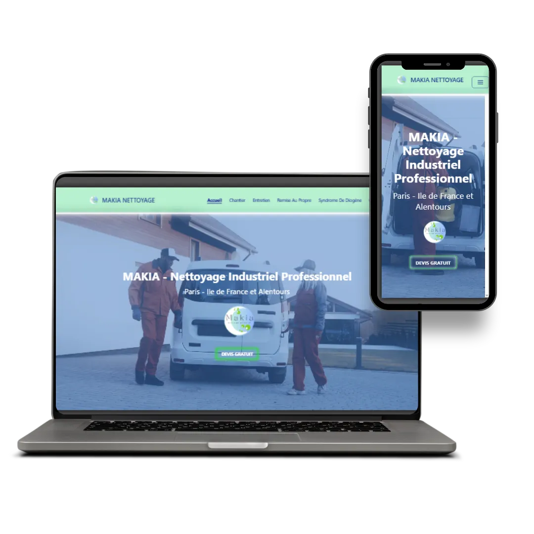 Site web Makia - Restaurant